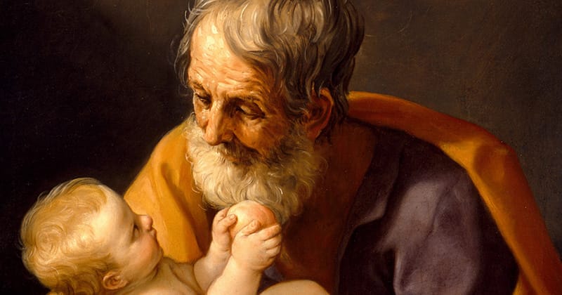 Święty Józef z dzieciątkiem Jezus